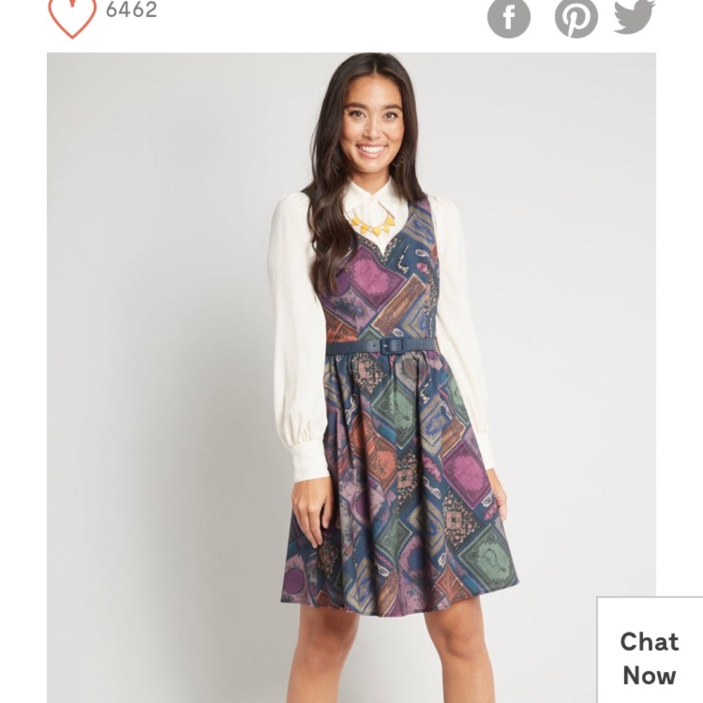 ModCloth book dress in 1X! Very popular!